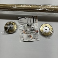 24 Inch anti Slip Shower Grab Gold, Bathroom Grab Bar, Knurled Bathroom Bar