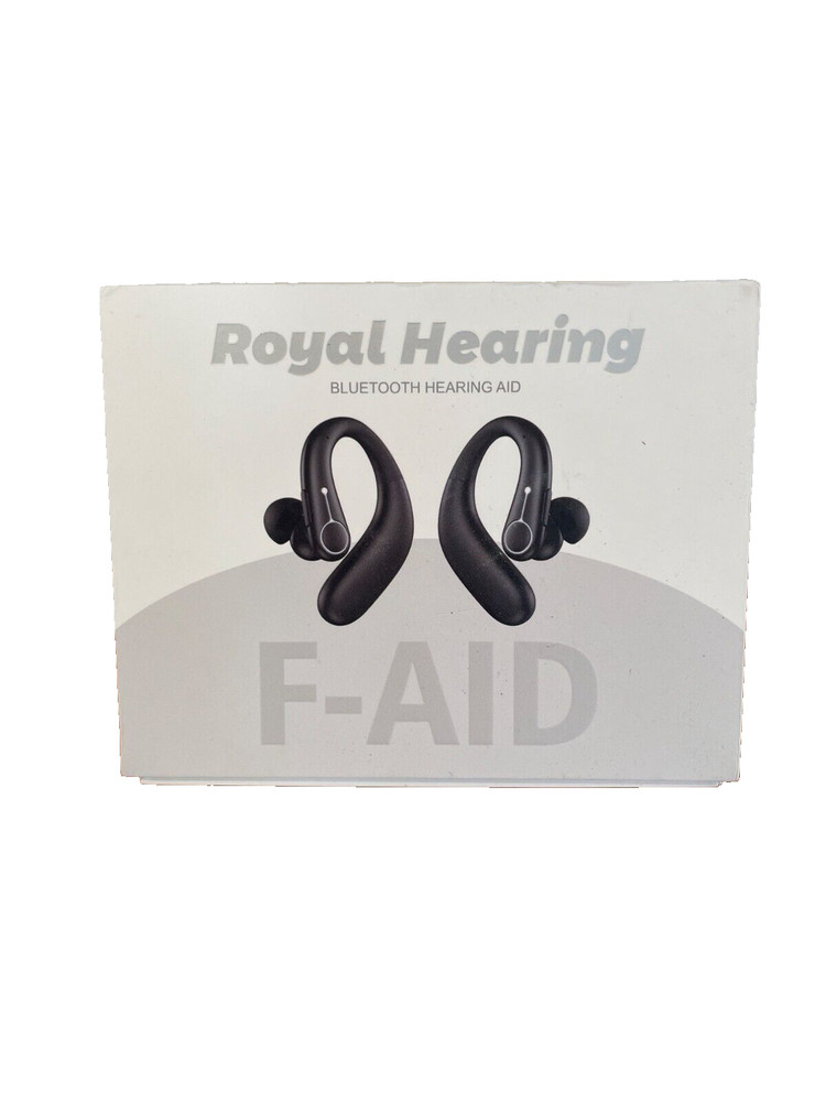 Royal Hearing Bluetooth Hearing Aid F-Aid Wireless Standard 5.3 33ft Range 3.7V