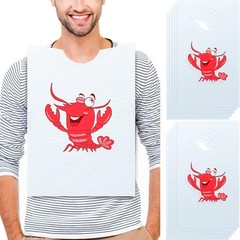 SATINIOR 30 Piece Lobster Bibs 23 Inch Crawfish Boil Party Supplies Crab…
