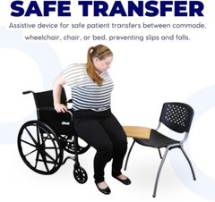 Smooth Finish Transfer Board 8×30 Inches for Safe Patient Transfers & Mobility
