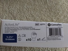 22771 CONVATEC ACTIVELIFE Cut to Fit Drainable 10/Box- XP 2030- BUY 3 @ 10% OFF