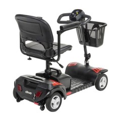 Drive Medical SCOUTLT4-EXT Spitfire Scout 4 Mobility Travel Scooter – RED/BLUE