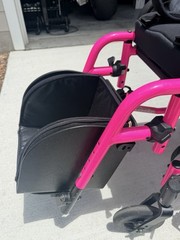 Quickie Zippie TS Folding Wheelchair Kids Pink Upgraded Jay Zip Cushion J3 Back