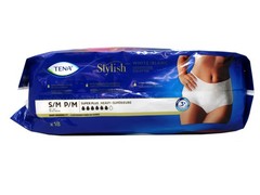 TENA Super Plus Absorbency Incontinence Underwear for Women, Sm/Med, 18 Count