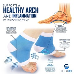Plantar Fasciitis Foot Pain Relief 14-Piece Kit – Planter Fasciitis Support,…