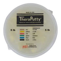 TheraPutty Resistive Hand Exercise Material – Yellow (5 lb) – x-soft