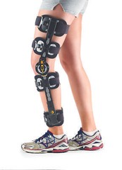 Corflex Contender Post-Op Knee Brace ROM Hinged Support Lightweight Adjustable