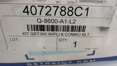 Q-8600-A1-L2 Q’Straint 4 QRT-360 Retractors L-Track Lap Shoulder Belt Wheelchair