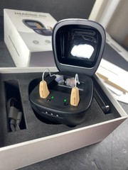 Hearing Aids for Seniors Rechargeable with Noise Cancelling, 5 Levels Adjustment