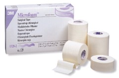 3M Microfoam ELASTIC FOAM Surgical Medical Tape #1528-3 3“x5.5yds 1 ROLL