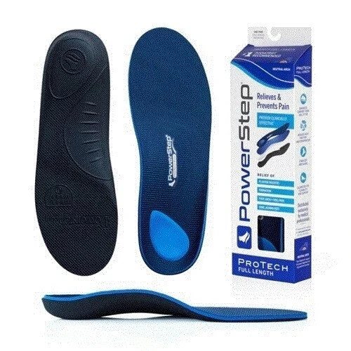 Powerstep Protech Full Length Insoles #1005-01 NEUTRAL ARCH, FREE SHIPPING -USA