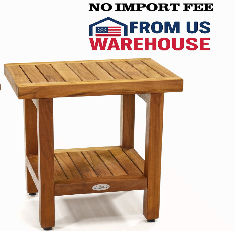 Aquateak The Original 18 Spa Teak Shower Bench Shelf 340