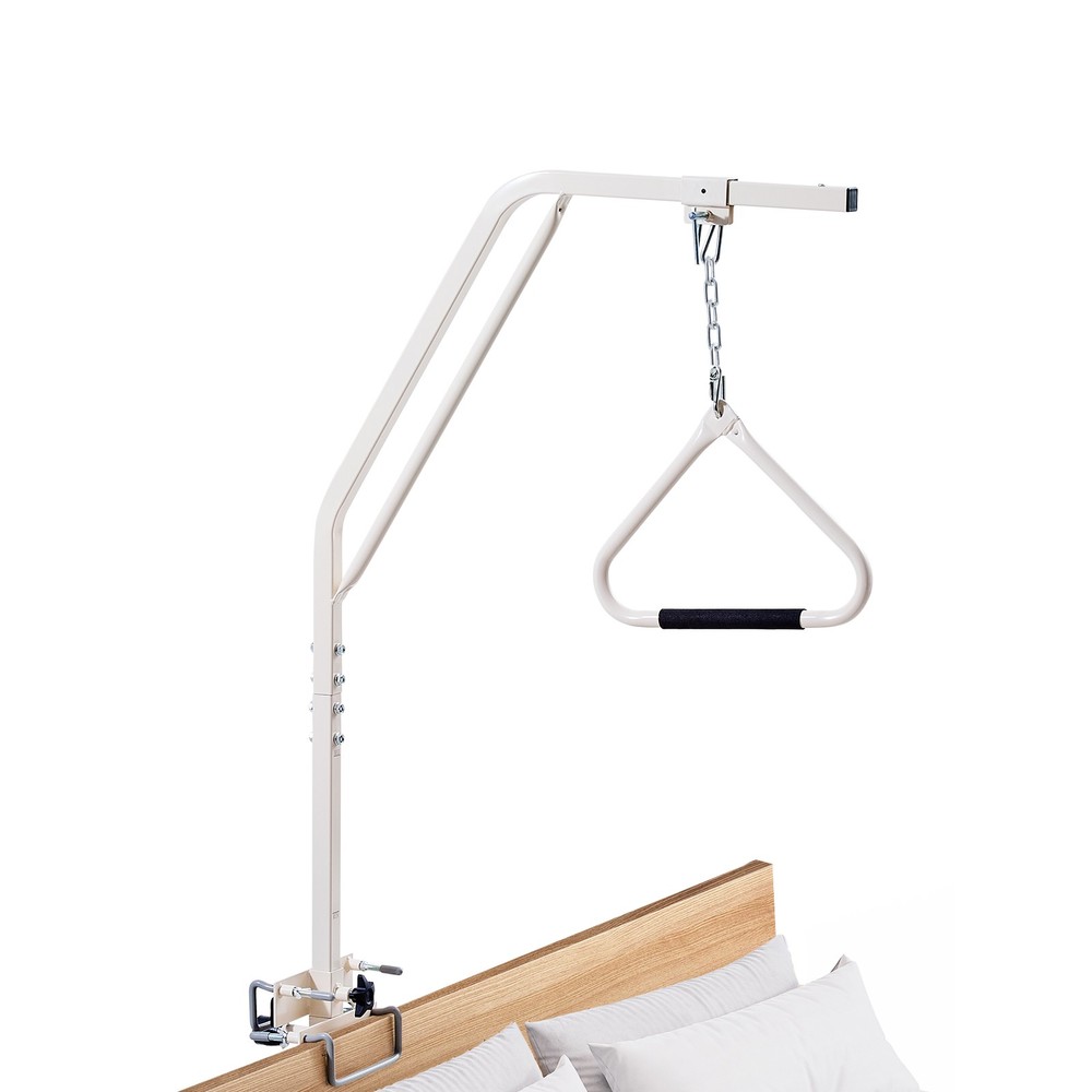 Trapeze Bar for Bed Mobility 250LBS Bed Trapeze with Clamps & Metal Chain