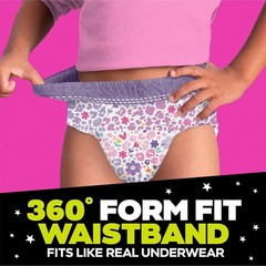 Ninjamas Girls Bedwetting Nighttime Underwear Ultra Absorbent & Hypoallergenic