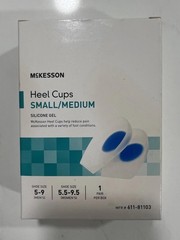 McKesson Clear Heel Cup Small Medium Non-Closure for the Foot 611-81103