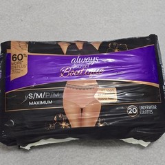 Always Discreet Boutique Incontinence Underwear Women S/M Maximum Peach 20 Count