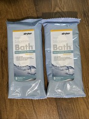 2 pks of 8 Stryker Sage Bath Hygienic Full-Body Washcloths Fragrance Free #7988