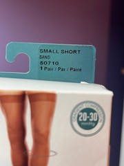 EASE THERAFIRM 50710 OPEN TOE THIGH HIGHS 20-30mmHg SAND / SMALL-SHORT – NEW