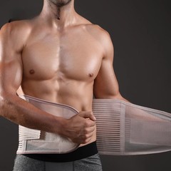 Orthopedic Corset Back Support Belt Men Back Brace Belt Fajas Lumbares Ortopedic