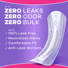 2 Pack Always Discreet Women Pads 45Ct Extra Heavy Absorbency Long