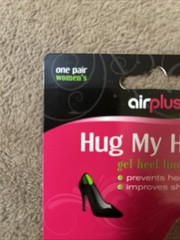Airplus Women’s Peel n‘ Stick Hug My Heels Invisigel Cushion Shoe Liners