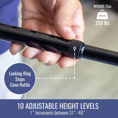 Walking Cane and Walking Stick for Adult Men and Women, FSA Eligible, Lightweigh