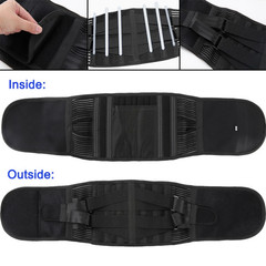 Lower Back Brace Copper Lumbar Support Waist Belt For Men Women Pain Relief