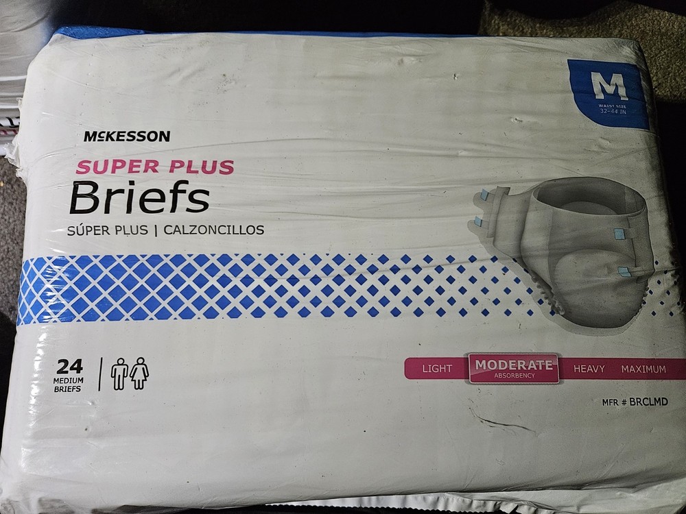 McKesson Super Plus Briefs Moderate Absorbency 24 Count