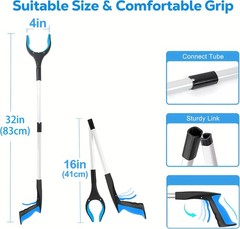 Grabber Reacher Tool – Foldable Gripper and Reaching Tool – Heavy Duty Pick Up