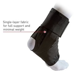 McDavid Sport Ankle Brace Breathable Adjustable Strap Black S