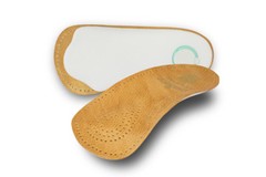 Pedag Holiday 17947 orthotic insole, leather, plantar arch & metatarsal support