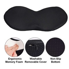 Memory Foam Car Seat Cushion – Ergonomic Seat Pad for Driving & Back Pain Relief