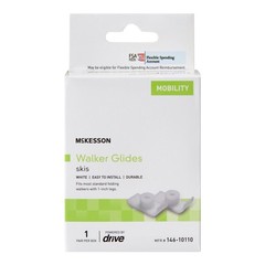McKesson Glide Ski Fits Most Standard Walkers 146-10110 48 Ct