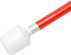 Blind Cane Stick Reflective Red White Foldable Walking Baston for Visually