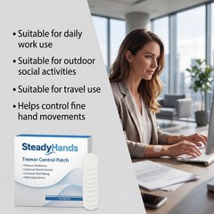 Steadyhands Tremor Control Patch, Steady Hands Control Patch – Hand Stabilizer