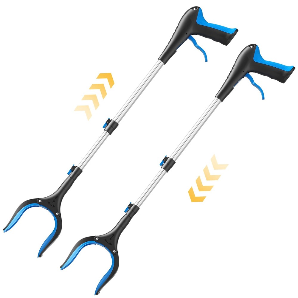 FGRHY Telescopic Grabber Reacher Tool 23-41in 5-Level Adjustable Heavy Duty Pick