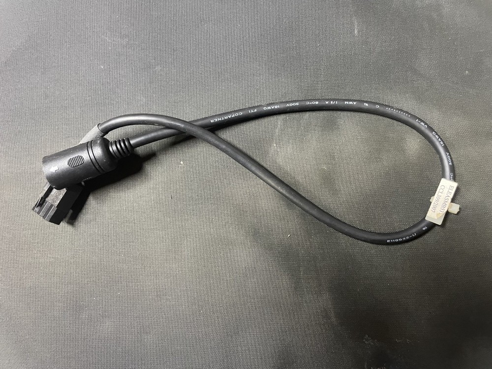 electric wheelchair jazzy select charging cable for 3 pin joystick
