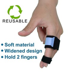Pexmen 1/2/5/10Pcs Buddy Tape Finger Straps With Padded No-Slip Hook and Loop