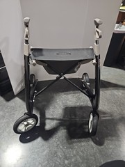 byACRE Carbon Ultralight Rollator Walker with Organizer Bag, Wide Track, 18.5″ x