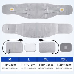 Medical-Grade Lumbar Support Belt for Back Pain Relief with Steel Plates、M-XXL