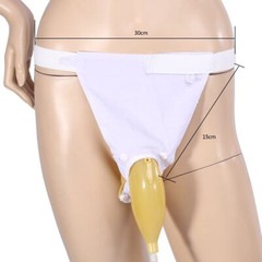 1000ml portable female urinal urine bag collector catheter wearable women urinal