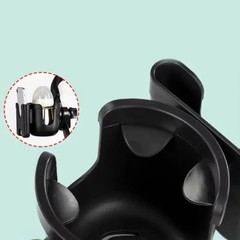 Universal Cup Bottle Phone Holder for Stroller Walker Bike Scooter Wheelchair