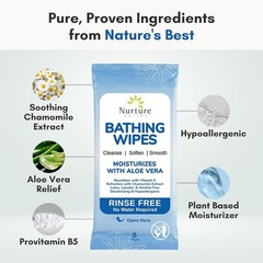 Disposable Aloe Vera Bathing Wipes – Soft, Alcohol-Free Cleansing for All Ages