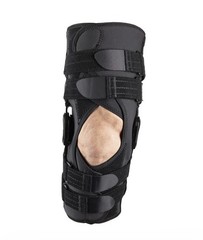 Breg CrossRunner Large Soft Wraparound Knee Brace with Straps Adjustable Support