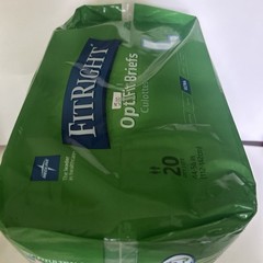 20 Fit Right OptiFit Briefs, Ultra, LARGE ,44-56 in. by Medline -Brand New!