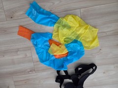 Posture corrector strap (adjustable) and resistance bands