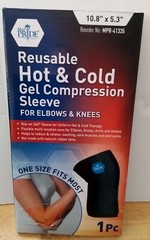 MED PRIDE Reusable Hot & Cold Gel Compression Sleeve For Elbows, Arms& Knees