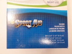 Sportaid Wrist Brace Deluxe Left Beige Medium 1 each By Scott Specialties