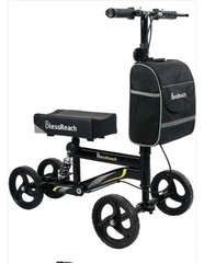 BlessReach Steerable Knee Walker Scooter Foot Surgery WB-2208T Black