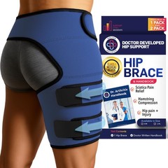 Dr. Arthritis Stabilizing Hip Brace for Men & Women, Thigh Compression Sleeve…